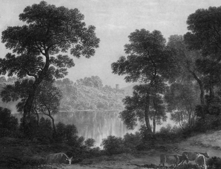 View in North Wales by John Glover